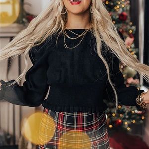 New And Exciting Top In Black